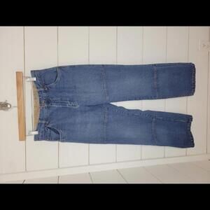 Dickies size 18 blue denim wide leg jeans
